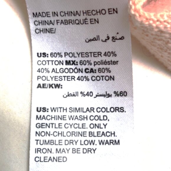 Chico's Women's Tank Top, Peach Knit, Sleeveless, Medium - Picture 8 of 9